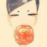 带花手绘女生唯美头像微信头像图片大全