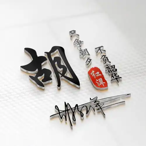 你的头像该换了,给你换个3d立体励志签名头像,个性上档次