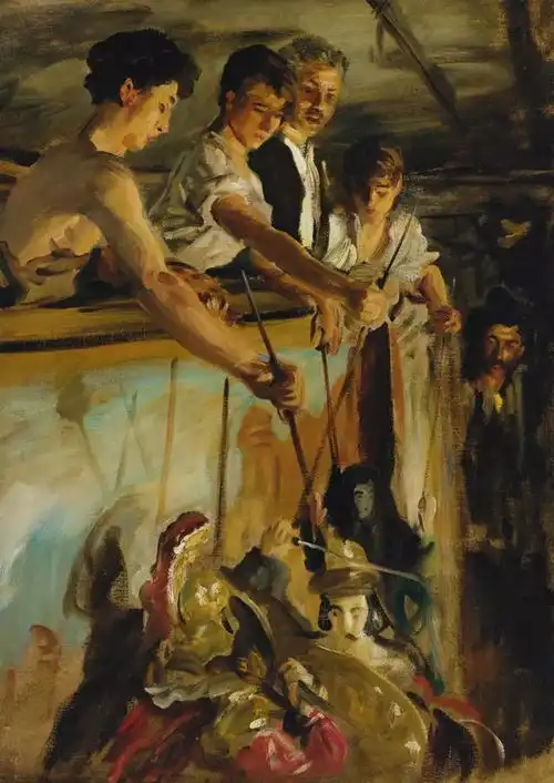 美国现实主义画家约翰辛格萨金特人物肖像油画作品欣赏