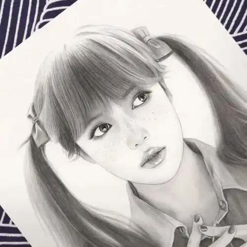 手绘evgenikoroliov精细的铅笔肖像画欣赏