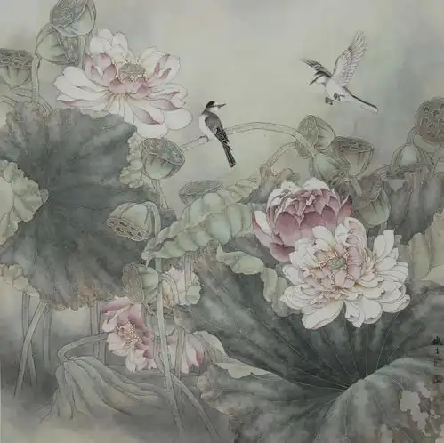 陈铁生花鸟唯美人物传神