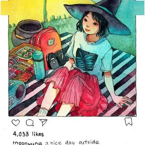 日式和风的水彩,灵动又梦幻