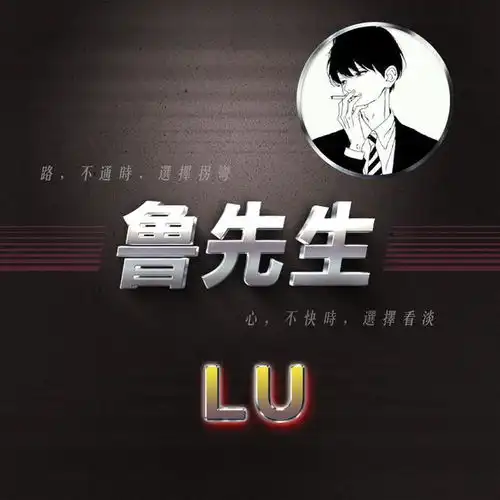高端纯银姓氏照片头像,深色奢华主题,为你打造专属个性签名