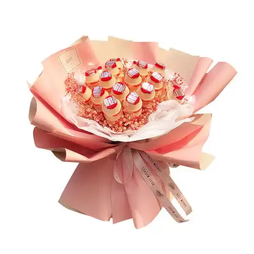 养乐多花束包装材料抖音网红花束包装材料手工diy花束制作