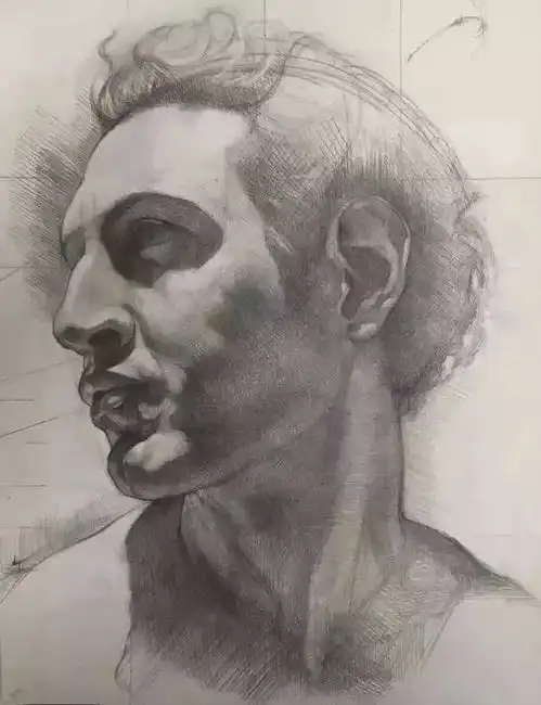 如何把素描画得像要狠抓结构造型透视,那你就是高手了