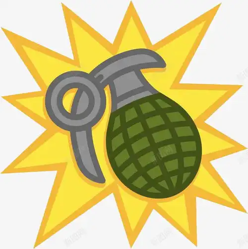 卡通爆炸的手雷弹设计图片免费下载页面网页平面电商创意素材炸弹素材