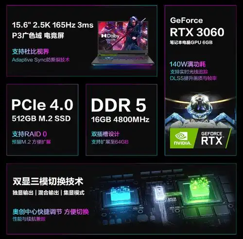 爆款限时优惠r9rtx3060rog魔霸新锐2022冰点价8499元