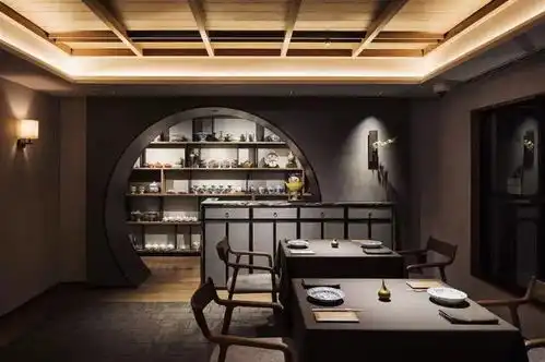 中国风的现代优雅茶餐厅设计,低调奢华中透漏禅意之美