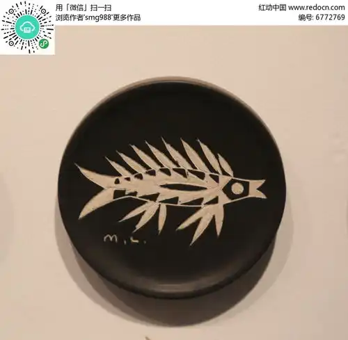 工艺品石盘长满鳍的鱼黑色高清图片下载红动网
