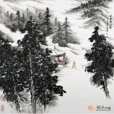 欣赏中国山水画的留白艺术,感受吴大恺笔下的至纯禅意
