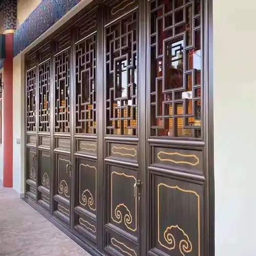 现代新中式寺庙门窗冠墅阳光