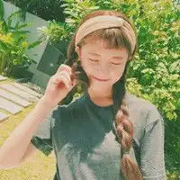 小清新可爱女生头像林深不见鹿