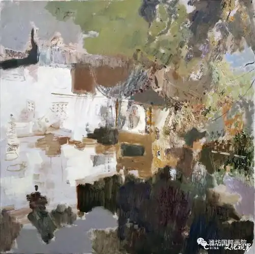 温琴佐桑福评著名画家张淳大宝油画他的作品如同梵高的作品一样重要和具有重大的意义