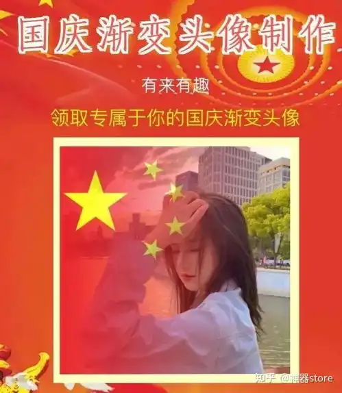 国庆头像半透明制作教程来了半透明红旗头像制作