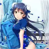 手绘旗袍女生头像微信头像图片大全