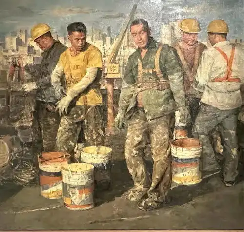 第十四届全国美展油画展在上海中华艺术宫举行庞茂琨中国油画未来发展趋势将体现2