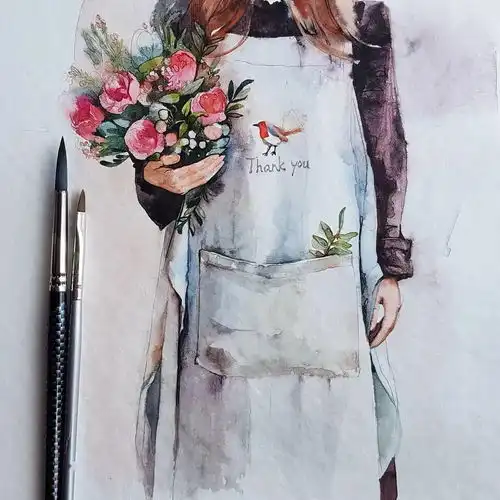 水彩画手绘很有意境的水彩手绘喜欢这样的画风