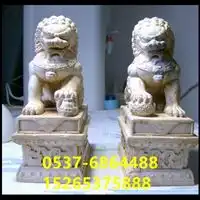 山东石狮子雕刻山东石狮子加工石狮子批发