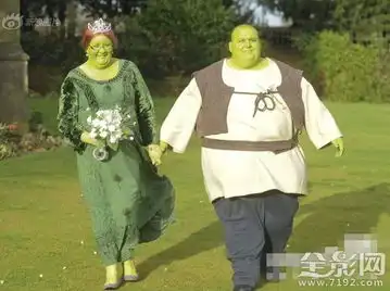 英国新婚夫妻扮史瑞克举行另类婚礼