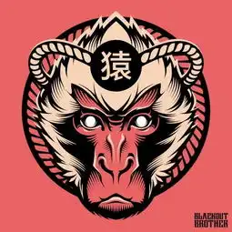 暗黑系的插画设计,有点酷