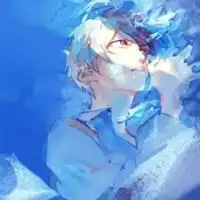 蓝色简约头像