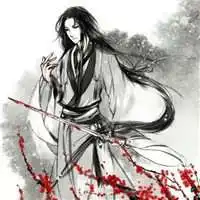 古风黑白拿剑头像微信头像图片大全