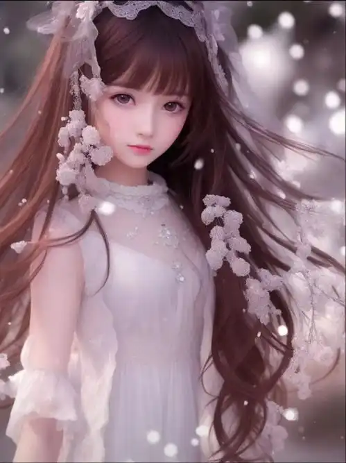 二次元ai图片清纯的邻家小妹妹