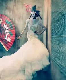 日式艺妓新娘奢美配饰大片