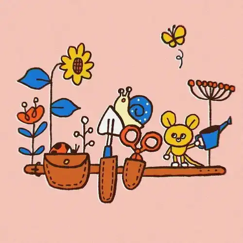 插画头像超级可爱的