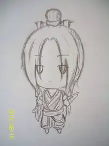 求像这种q版素描风格的小道士头像哪位大神可以帮我实现愿望啊