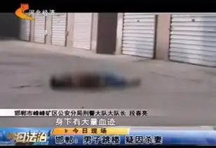 邯郸峰峰一男子疑因杀妻后跳楼自杀邯郸男子为爱出手成逃犯,网友好样儿的