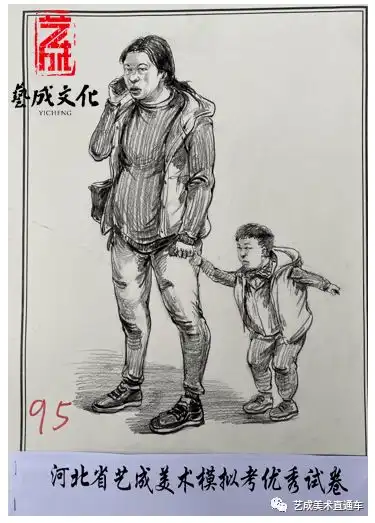 艺成2021届河北美术高考二模三科高分卷出炉