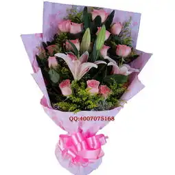 ,爱的守护,传情鲜花,爱情送花,玫瑰百合,麻辣烫鲜花网