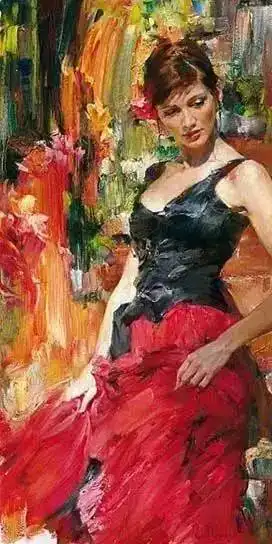 太美了油画大师笔下优雅女性,呼之欲出