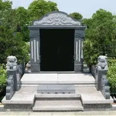 墓碑石碑上面雕刻莲花图片