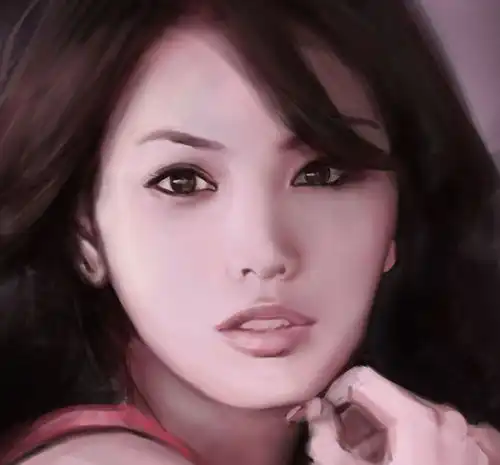 实用绘画教程教你用ps制作女生插画头像