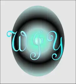 求大神用字母wjy制作一个qq头像,