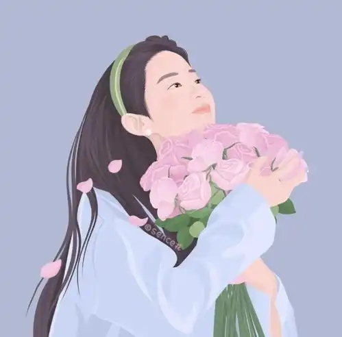 刘亦菲捧花头像