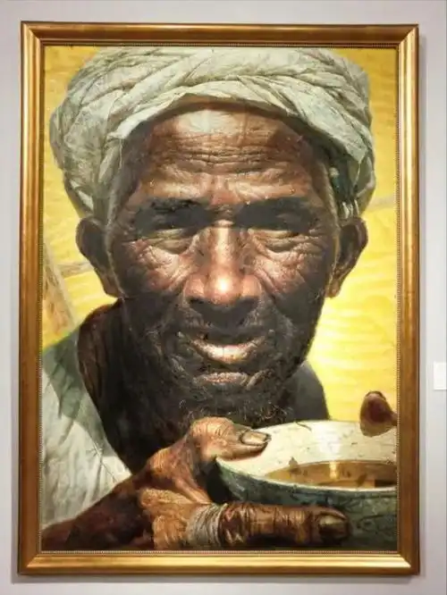 当年,大三学生罗中立画了一幅油画父亲,轰动了整个画坛
