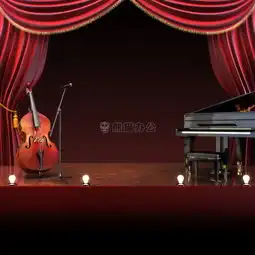 音乐会舞台背景设计图片ppt配图下载熊猫办公