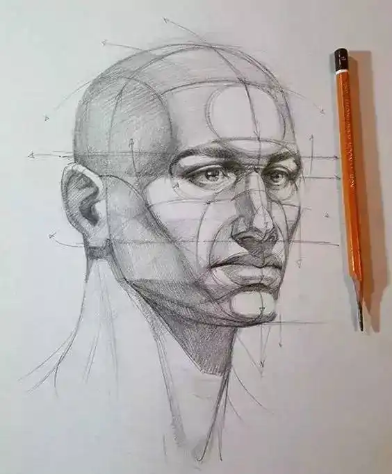 素描头像教程丨五官解析,建议收藏