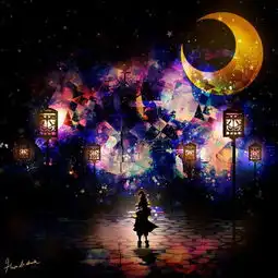 星光斑斓的光影交汇成这般最美妙的图景