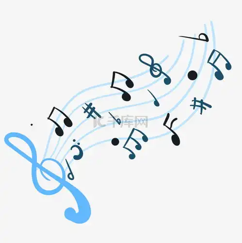 音乐旋律音符素材图片免费下载千库网