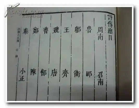 诗传孔氏传.诗说.诗论大32k.精装19846初版本.约250页xwf100