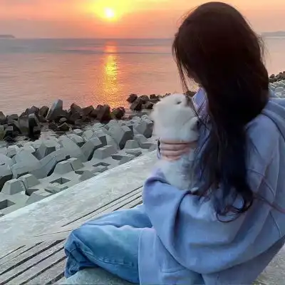 2023个性背影温柔女生头像