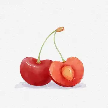 手绘草莓蛋糕下午茶点