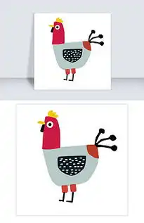 psd简笔画母鸡psd格式简笔画母鸡素材图片psd简笔画母鸡设计模板我图网