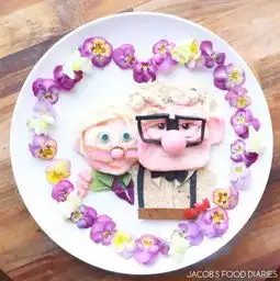 懂艺术的妈妈,把餐盘变成画布