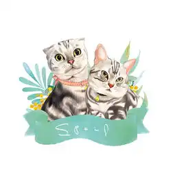 一个宅女的日常手绘画像