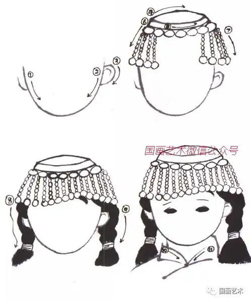 儿童国画教室一学就会画可爱的小朋友